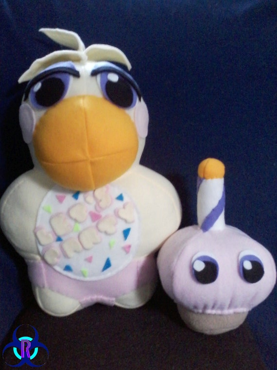 chica and cupcake plush