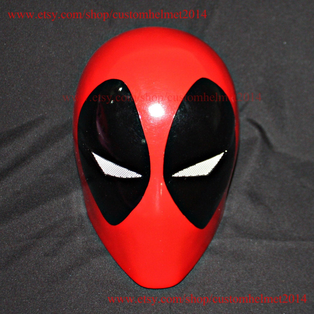 1:1 Wearable Custom Halloween Costume Deadpool Helmet DJ