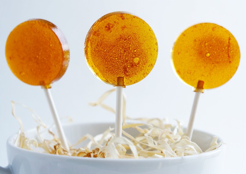Honey Lollipops Artisan Suckers Homemade lollipops Baby