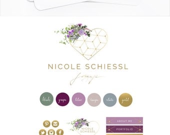 Custom Logo Design Business Logo Design Hand Drawn Painted Logo