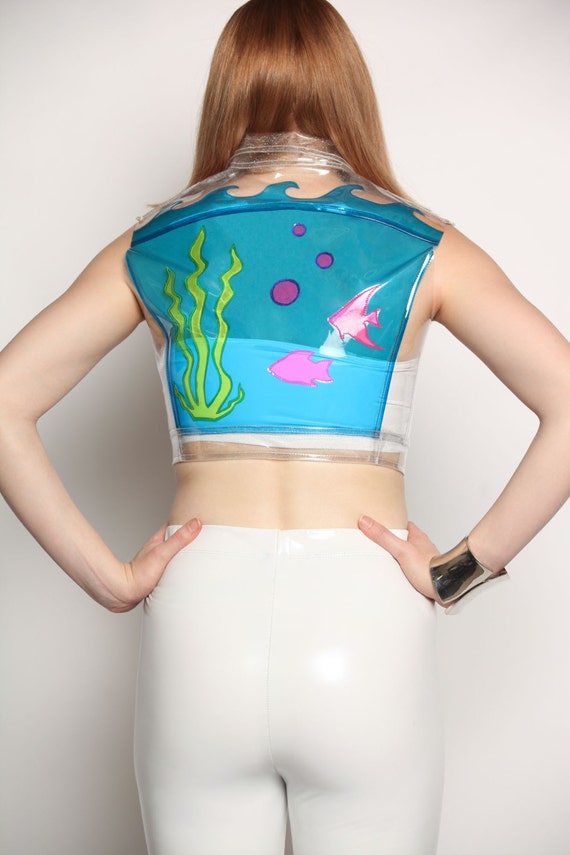 FISHTANK Moto Vest Motorcycle Clear PVC Vinyl