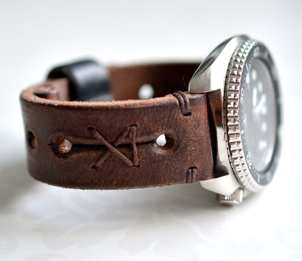 leather watch bands 22mm