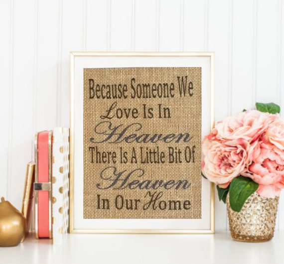 Memorial sign memorial gift condolences heaven by Allaboutthenames