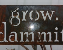 Popular items for garden sign on Etsy