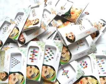 Indian Bindis 20 or 30 packs | bollywood bindi | Bindi whole sale | bindi lot |Belly decoration | Indian wedding decoration | party wear