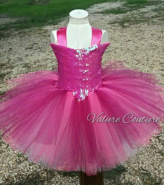 Hot Pink Tutu Dress CHOOSE YOUR COLORS Infant by ValureCouture