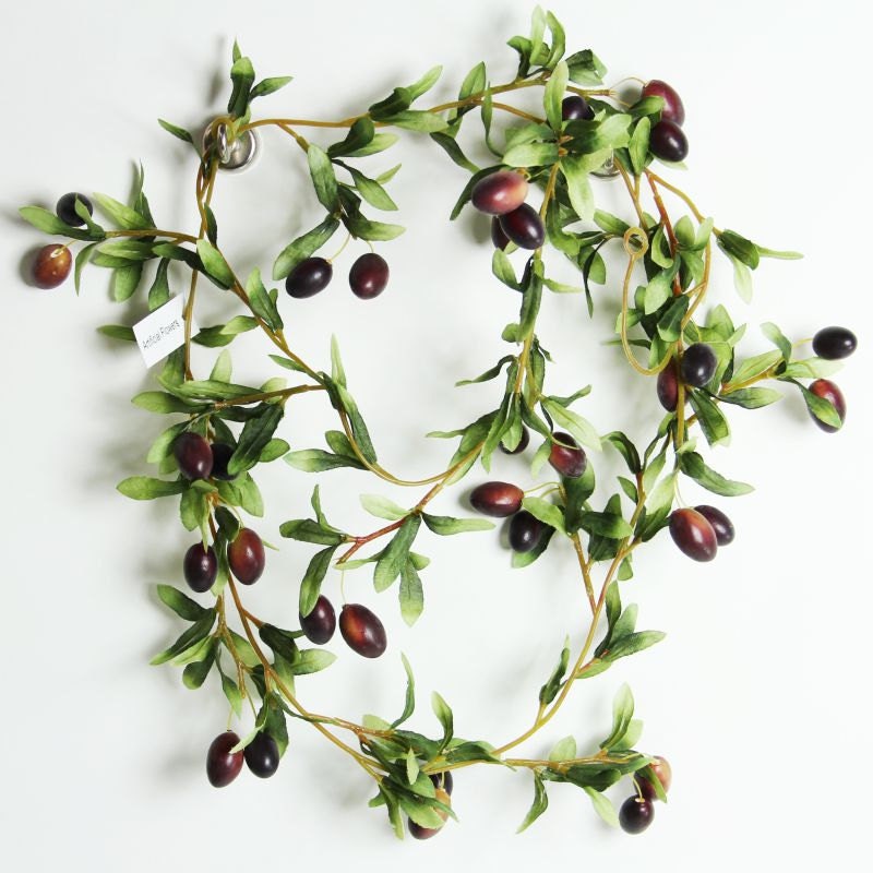 Artificial Olive Vine Fake Olive Garland Great for Displays