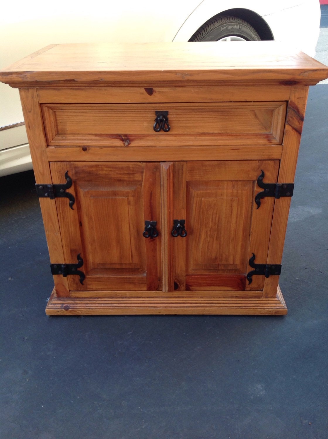 Rustic Mexican Pine Nightstands/End Tables Haute Juice