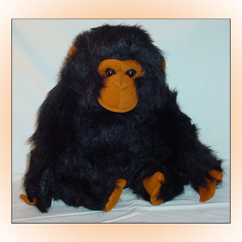 stuffed chimpanzee vintage