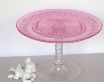 Vintage Pink Wedding  Cake  Stand 