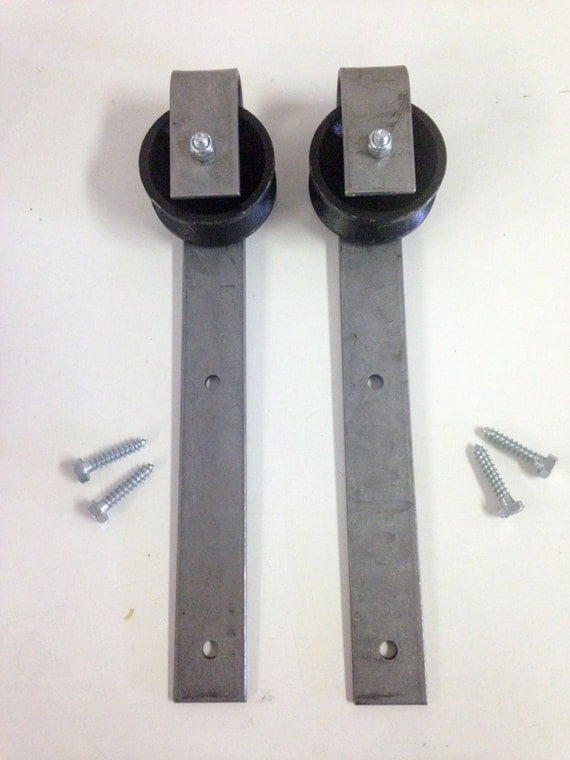 Items similar to Extra Hangers Add On For Barn Door Hardware KitSet of