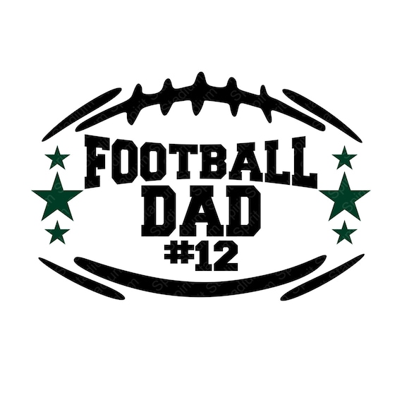 Football Dad Shirt with Players Number Personalized with