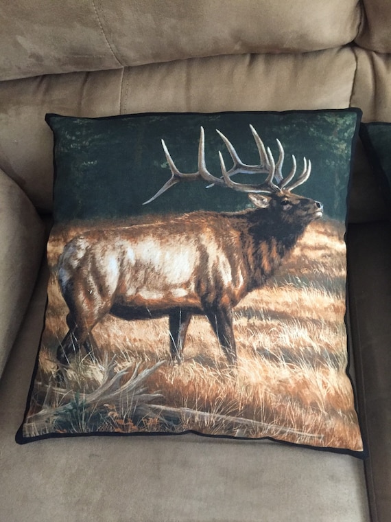 Elk pillows by BlanketsbyStocky on Etsy