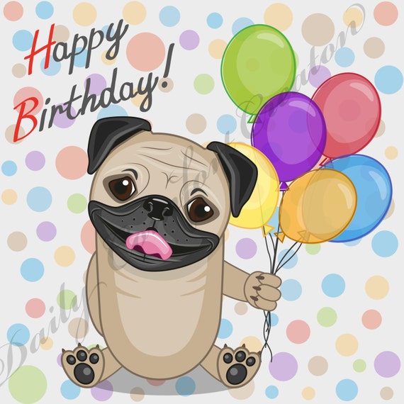 happy birthday dog clipart - photo #28
