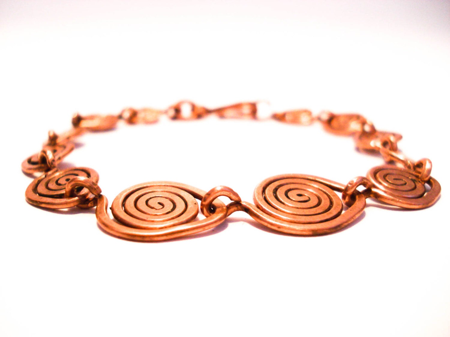 Copper wire bracelet. Copper bracelets. by MissGiselleJewelry