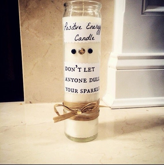 Positive Energy Candle by NicolesCraftRoom on Etsy