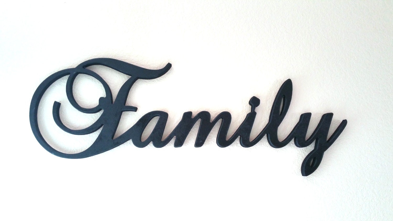 Large wooden family sign wall hanging family by LetteredWhimsy