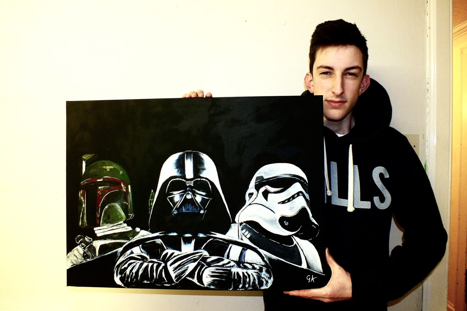 Star Wars Canvas Painting 70cm x 50cm Art Craft Toys Wallart