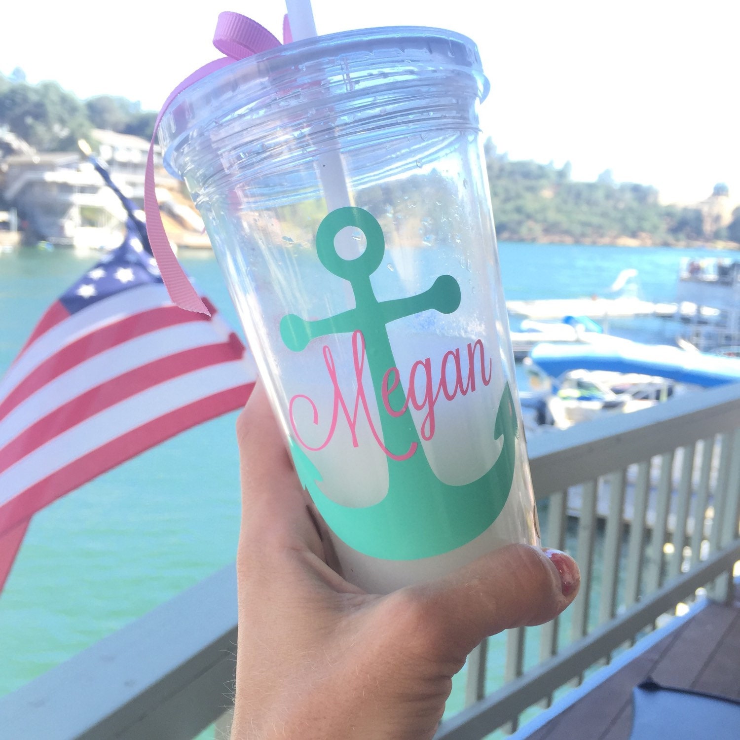 Personalized Nautical wedding Bachelorette Gift Bridal