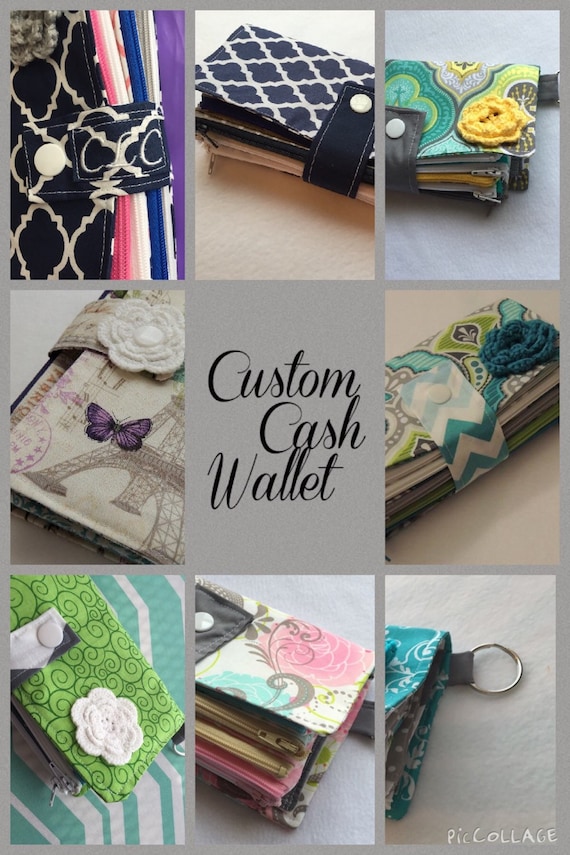 Custom Cash Budget Wallet/ Coupon Wallet/ Dave by PheeBeesBoutique