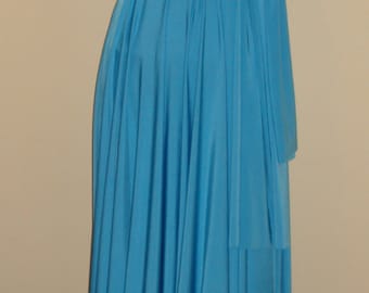 Turquoise bridesmaid dress wedding dress infinity dress convertible dress full length dress twist wrap dress multiway formal party dress