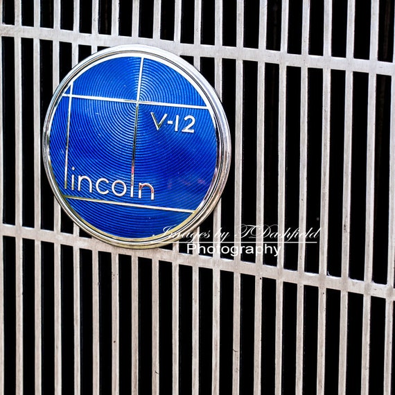 Classic Car, Lincoln, Grill Emblem, 1930's, Fine Art Photography, Fine