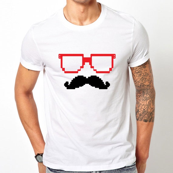 Funny Mustache T-shirt Gifts for Dad guys Tee Shirt by ...