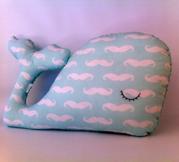 The whale big pillow cuddle huggable necessary by HolaLotta