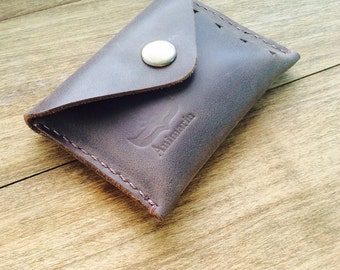 Leather cardholder, cardholder, wallet for a business card holder, wallet card,