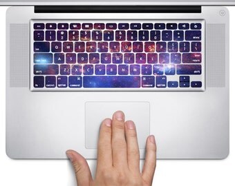 K095 Galaxy Space Apple MacBook Keyboard Vinyl Decal Stickers (11, 13, 15, & 17 inch Pro/Air/Retina)