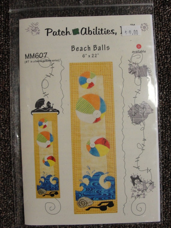 Patch Abilities / Beach Balls / MM607 6 x 22 by