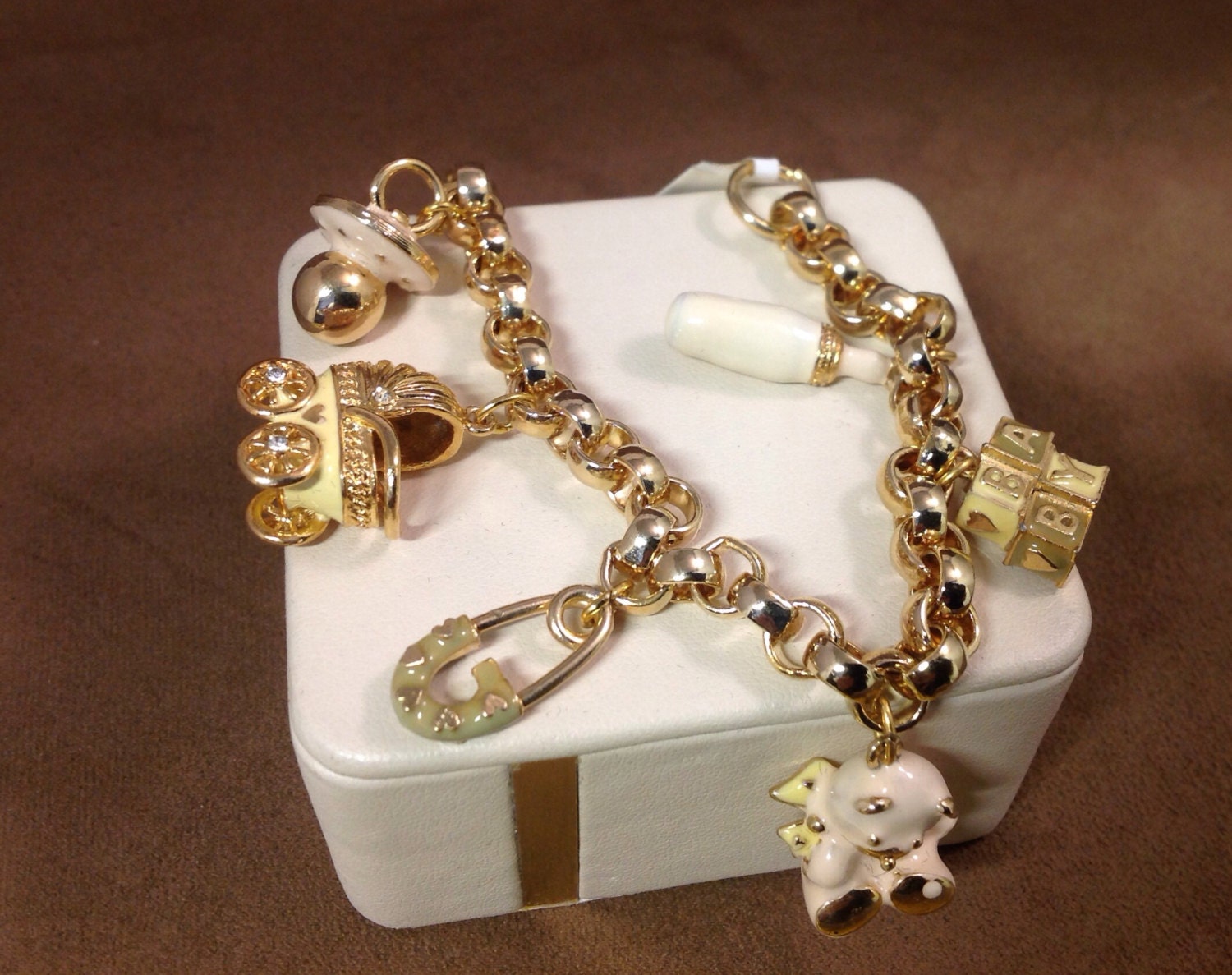 baby charm bracelet