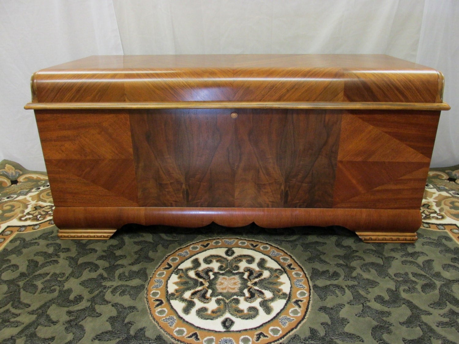 Restored 1944 Lane Waterfall Top Cedar Chest Haute Juice