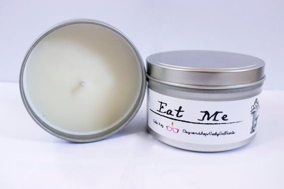 Eat Me - Alice in Wonderland (Buttery Vanilla Cake) - 8 oz Soy Candle
