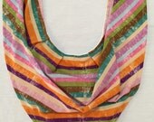 Bandana Bib - Multi Stripes