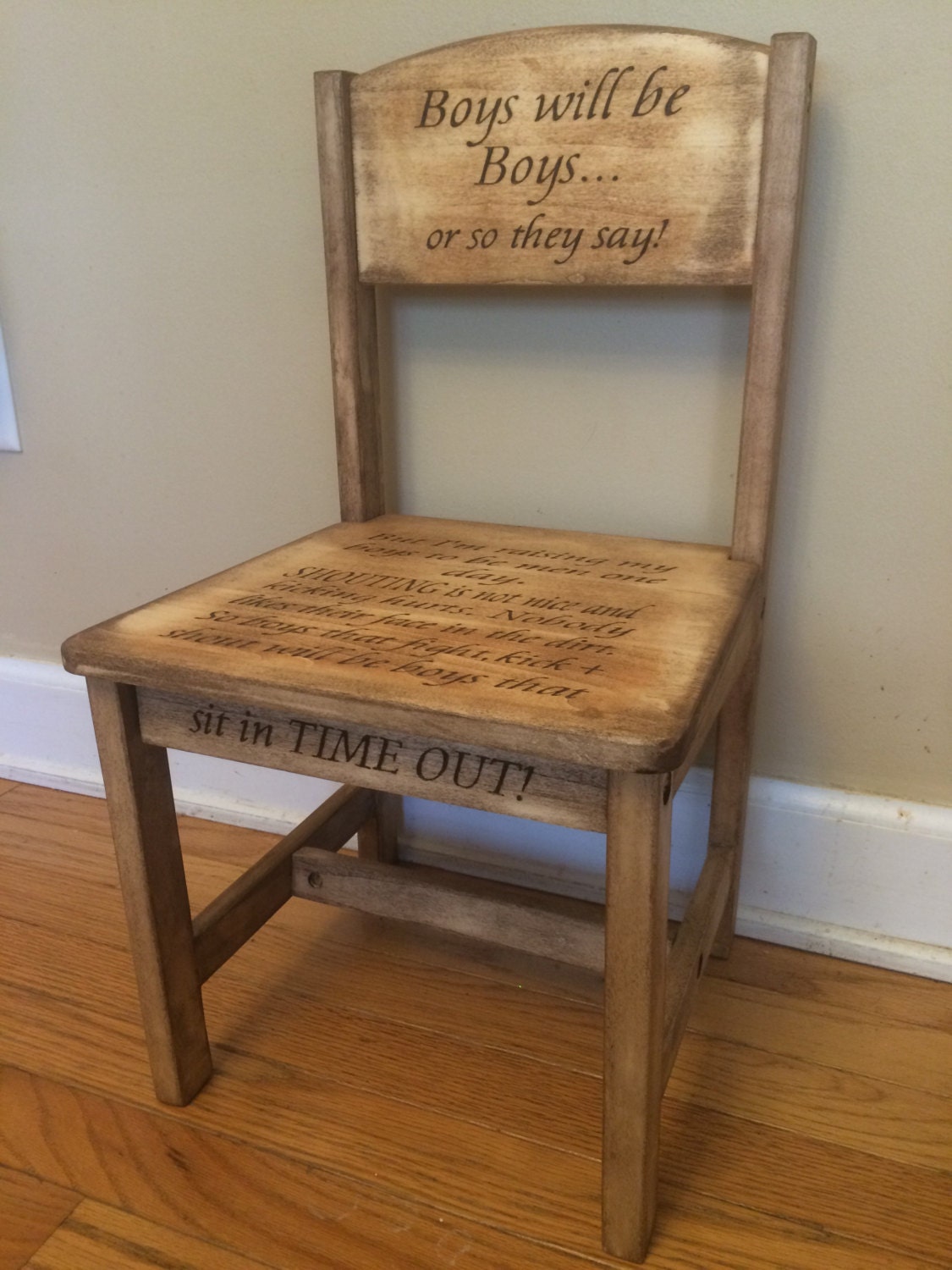 little boys time out chair