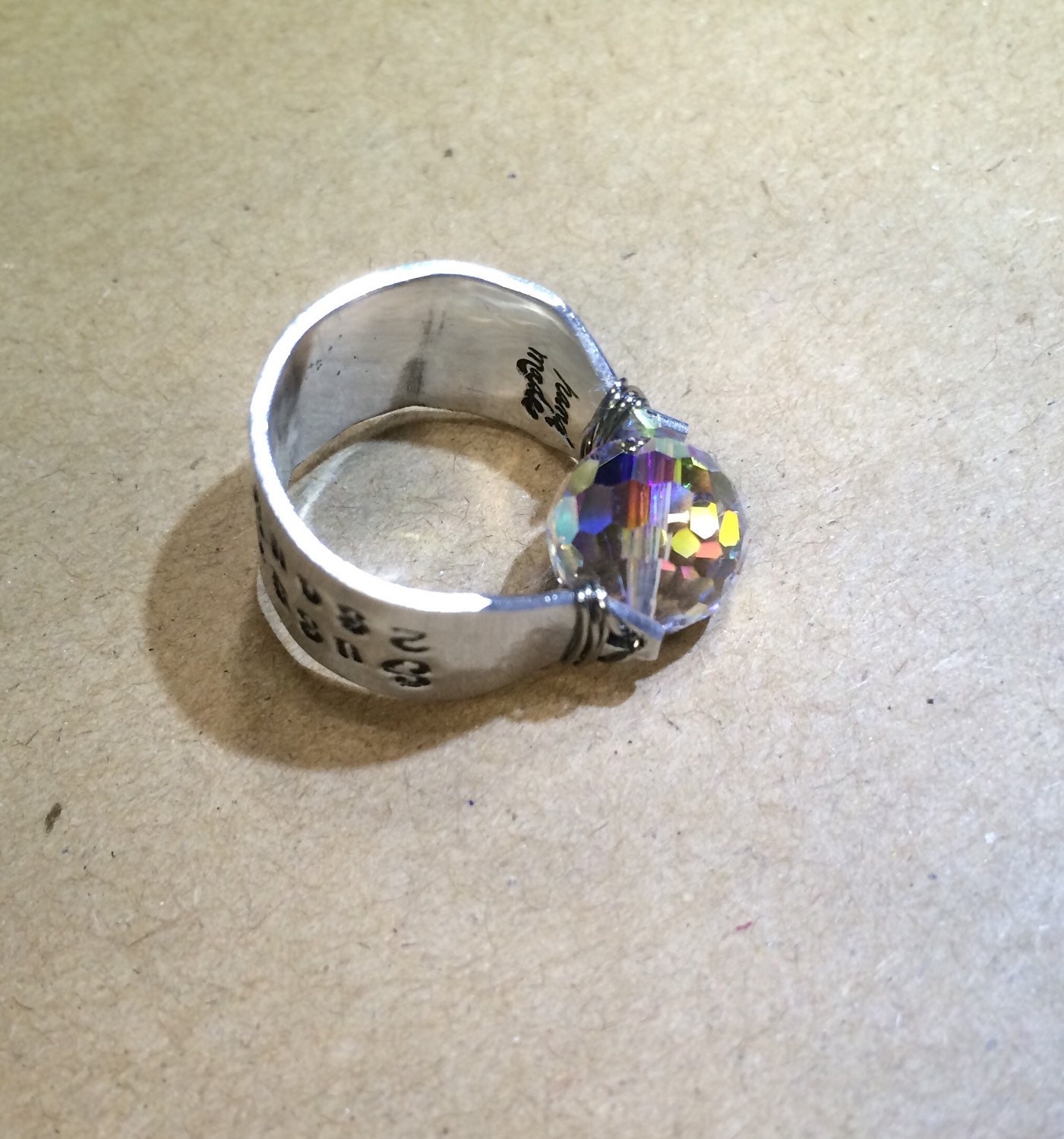 Stethoscope ID Ring Custom & Handmade by HandySandysHandMade