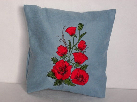 Light Blue Pillow Cover Throw Pillow 12x12 inch by YourHomeMarket