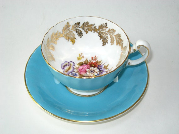 AYNSLEY Tea Cup & Saucer