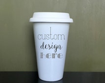 Image Result For Coffee Mug Planter Coffee Cup Or Ceramic Travel Mug With Lid By Helenrebeccaceramics il 214x170.783692168 8hyj Coffee Mug Planter Coffee Cup Or Ceramic Travel Mug With Lid By Helenrebeccaceramics