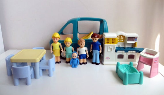 Vintage Little Tikes Doll House Accessories by ChickyVintagePlus