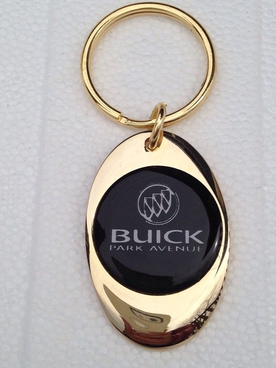 Buick Park Avenue Keychain Solid Brass Gold Plated Key Chain