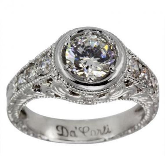 Antique Diamond Engagement Ring Setting Filigree And by Dacarli