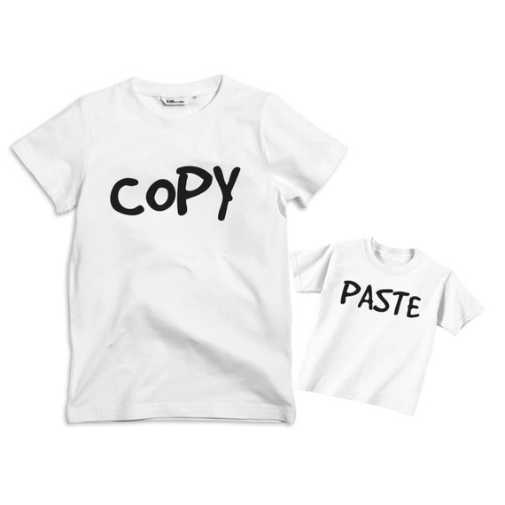 Copy and Paste matching t-shirts unisex t-shirts by FitInkApparel