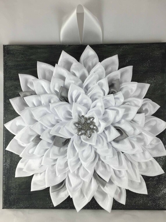 Fabric Flower Wall Decor
