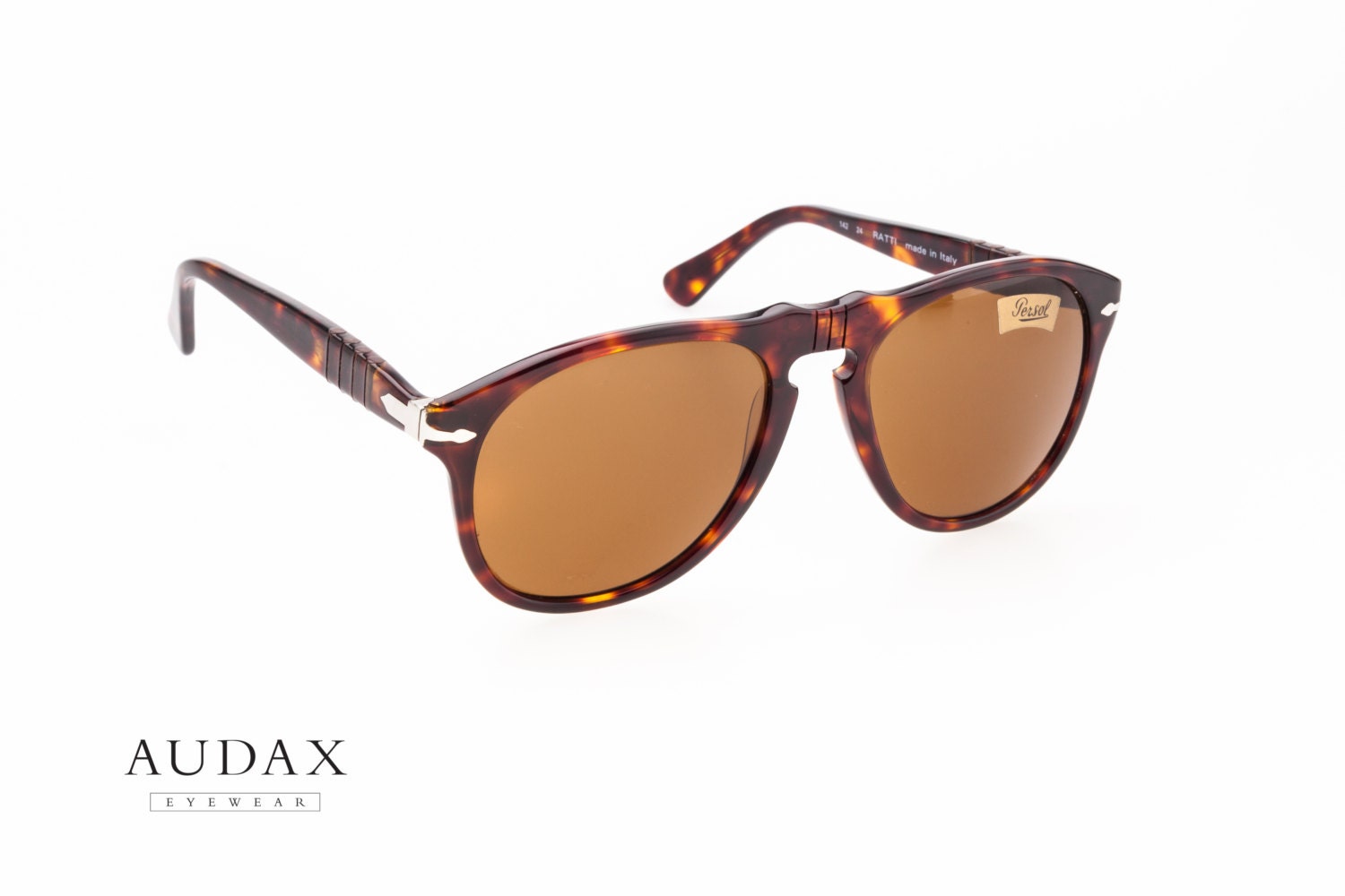 Lunettes De Vue/vue Soleil Persol Ratti 649 - Occasion - Couleur Marron - Pour Homme