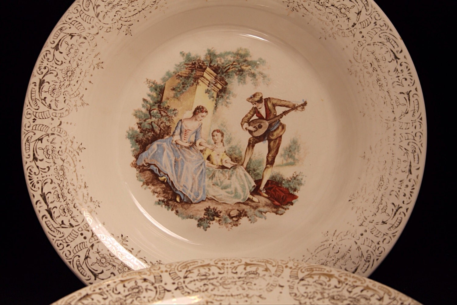 Triumph American Limoges China D'Or Made in USA Vintage