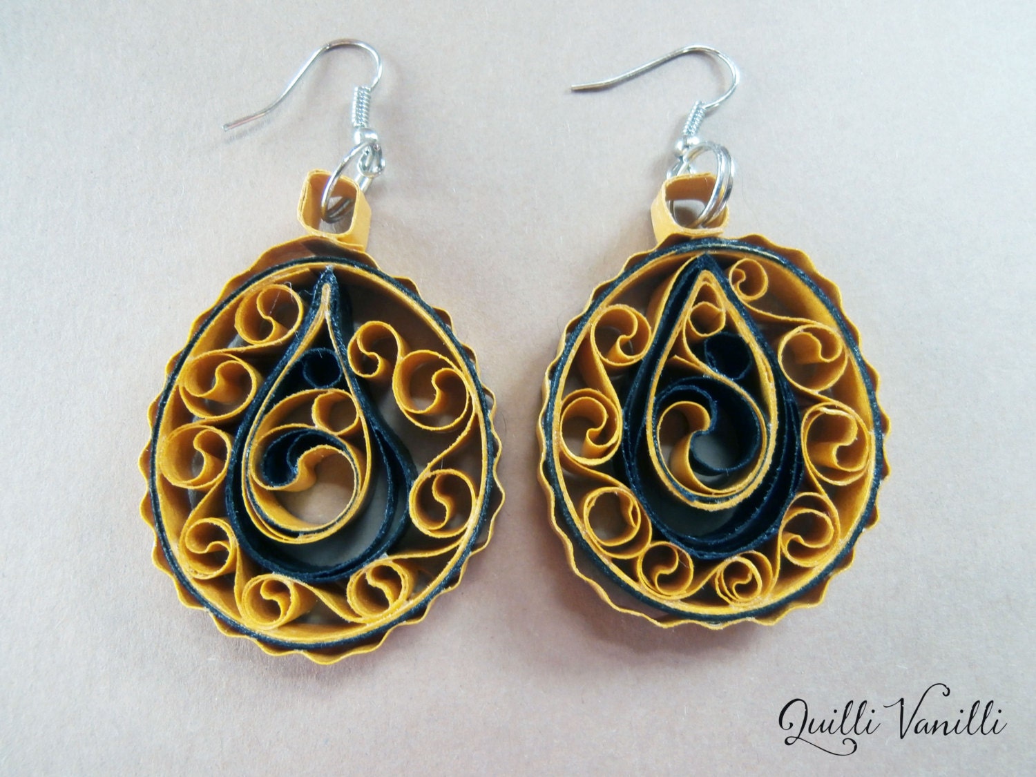 Paper Quilled Earrings Charity Proceeds To By Quillivanilli