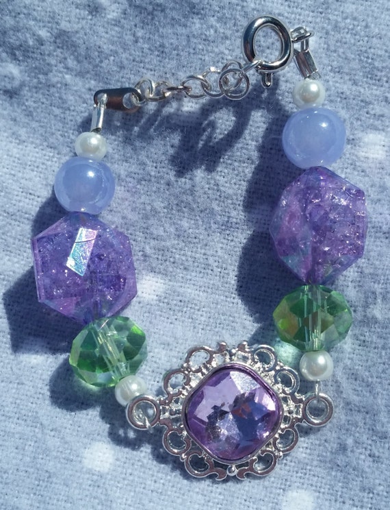 Items similar to Purple Baby Bracelet on Etsy