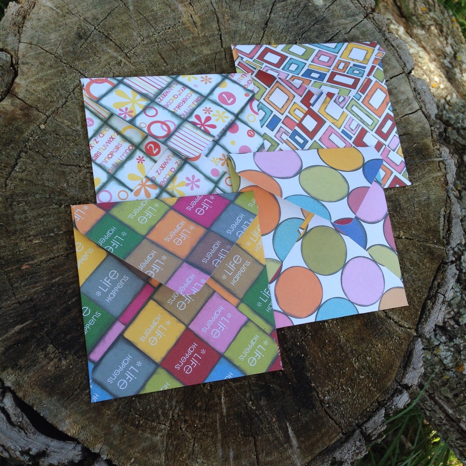 Set of 4 Small Gift Card Envelopes